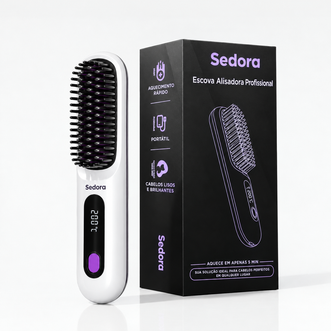 Sedora - Escova Alisadora Profissional
