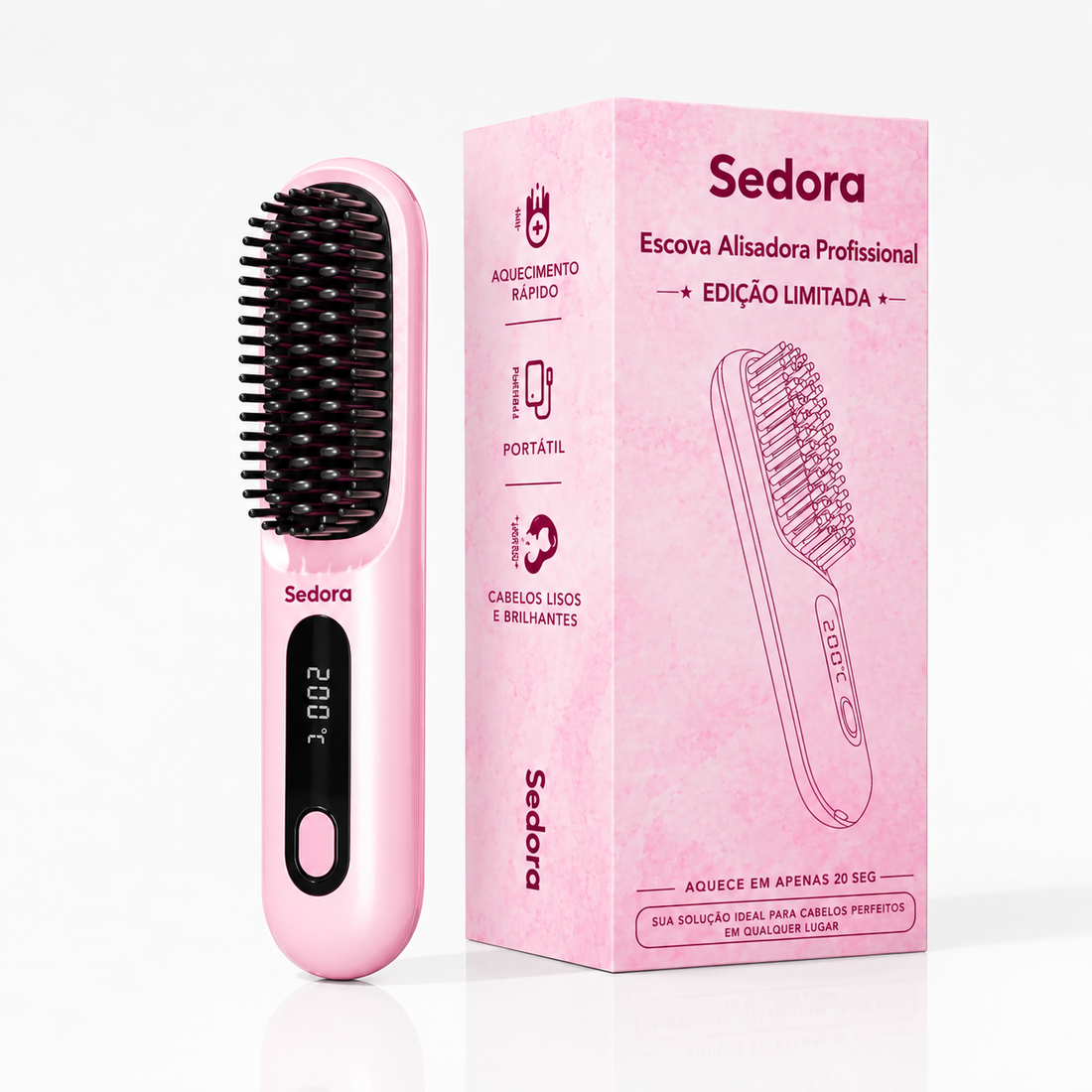 Sedora - Escova Alisadora Profissional